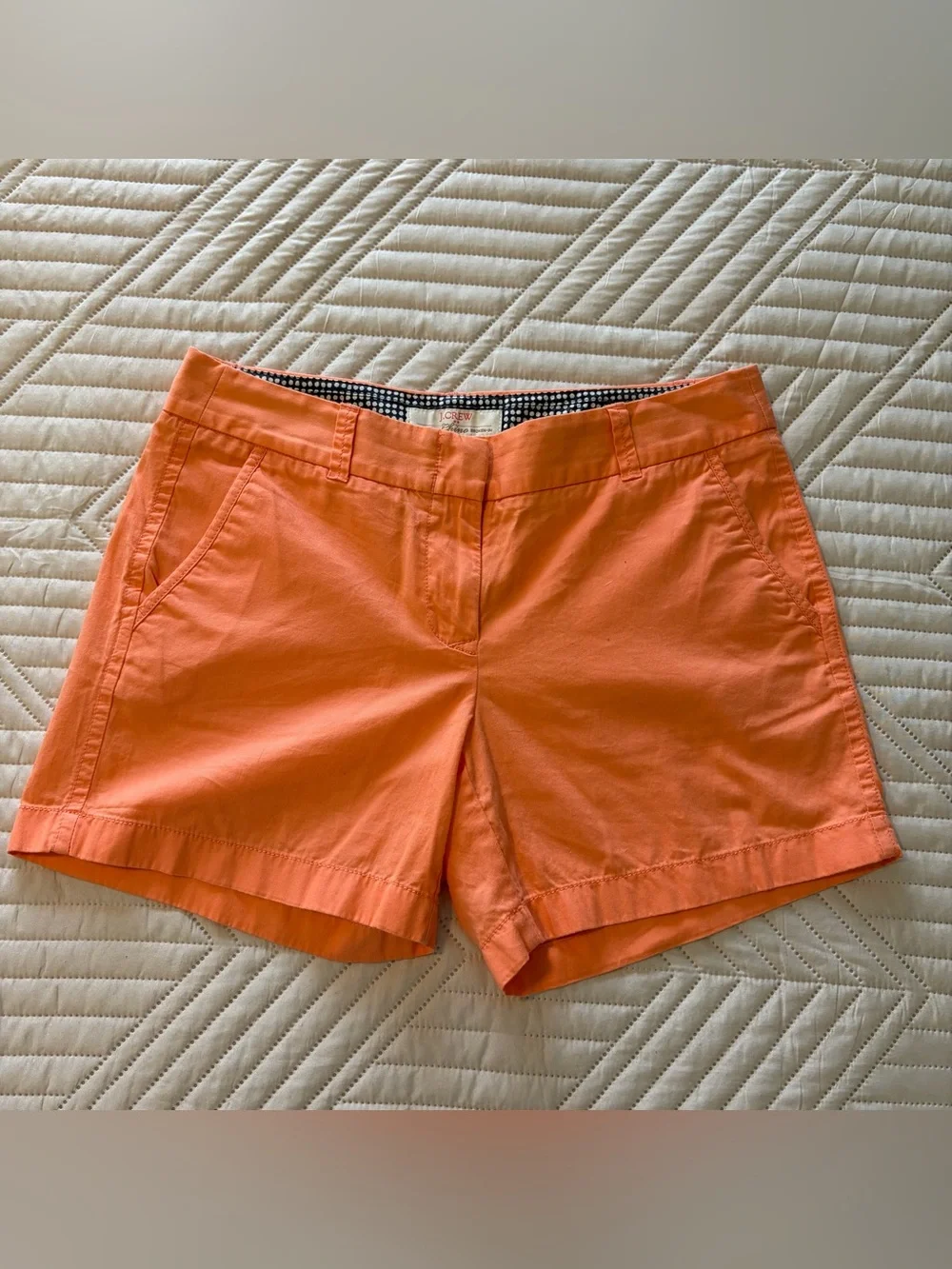 J. Crew Women's Orange Chino Shorts Size 4